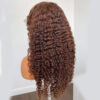 Faba 360 HD Lace Front Pre-plucked Wigs Chestnut Brown Curly Wigs - 360 Lace / 150% / 26inch