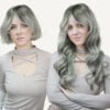 SP-BA-d tape-in hair extensions salt & pepper. - 20"/50g / Invisible