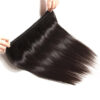 Sunber Hair Straight Hair 3 Bundles with 13*4 Transparent Ear to Ear Frontal Closure - 16 16 16+12