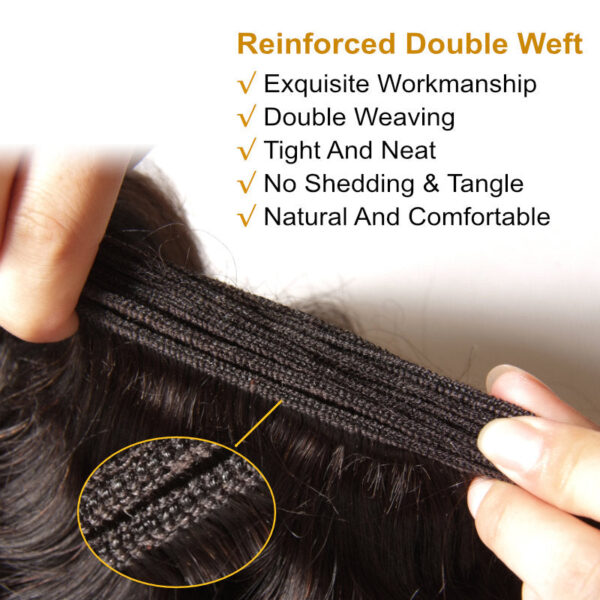Sunber-human-hair-weft-show_24cd3b27-8510-4299-9b43-0e679b1fe7a9 Flash Sale Sunber Chocolate Brown Body Wave Hair Bundles #4 Straight Human Hair Weave 3 Pcs For Clearance Sale - 24 26 26 / Body Wave