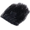 Sunber 9pcs Clip-in Curly Hair Extensions Soft & Natural Real Human Hair - 20（Pack of 9）