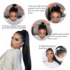 SunberkinkyStraightPonytail03 Sunber Straight Wrap Around Ponytail Hair Extension Human Hair - 24