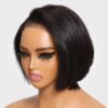 ae347d63-a2f7-4244-8ca9-36d974788952_c222cc36-92d0-434a-a5ac-93758c7e6733 Glueless Wigs Natural Black Straight Pixie Cut Lace Frontal Wig - 5x5 / 8 inch / 180%