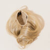 bun-pony-weft-2 vegan fiber messy bun - honey blonde.