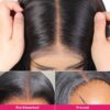 c6bb8a279fc629efe65b87aefc14e1d6 Glueless Wigs Natural Black Super Bouncy Loose Curly Transparent Lace Front Wigs - 5x5 Lace / 180% / 12