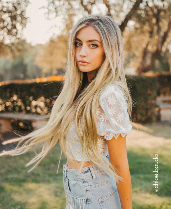 clip-in hair extensions #14 medium blonde. - 16" / Extra Volume