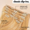 clipins-PDPinfographics-classic_8f32cbf2-7b11-419c-b797-eb151e027790 clip-in hair extensions #28 honey blonde. - 24" / Classic