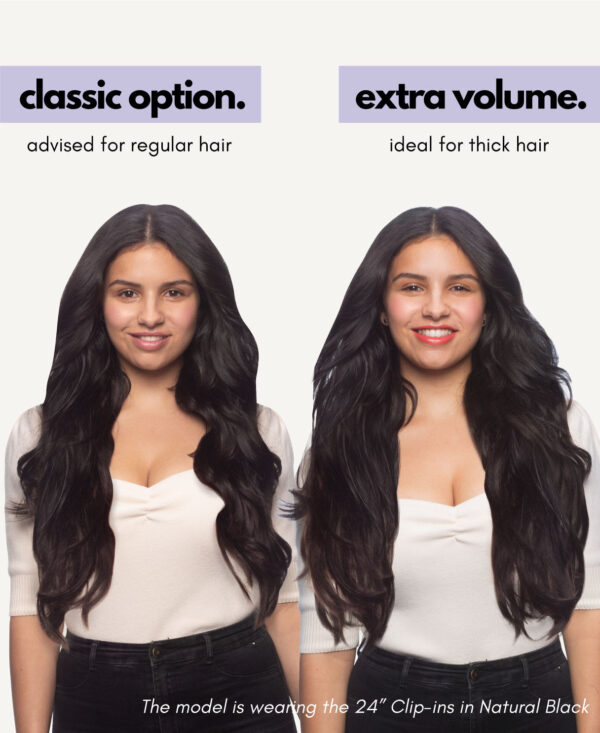 clipins-PDPinfographics-density_3d81ee5b-34d9-4f49-865c-8d71b9f315ee clip-in hair extensions #16-28 blonde balayage. - 14" / Classic