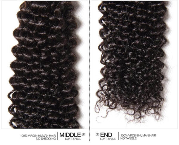 curly_hair_5_59be59ce-c775-4d68-9e37-4ace5685dc1a Sunber Hair Indian Curly Hair Lace Frontal with 3 Bundles, 100% Virgin Human Hair Extensions Wefts - 14 16 18+10 / 13*4 Lace Frontal