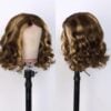 Short Glueless Body Wave Bob Wig 4x4/13x4 Lace Front Human Hair With Breathable Cap - 13x4 Lace / Black Highlight / 12inch