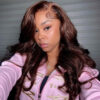 Brown Wig Body Wave 360 Lace Wig 100% Human Hair #4 Colored Wig - 360 Lace / 150% / 24inch