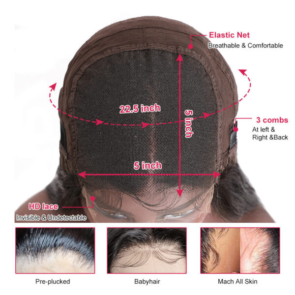 Flash Sale 0 Off Sunber Afro Kinky Curly 5x5 HD Transparent Lace Closure Wig 180% Density Glueless Human Hair Wig - 26