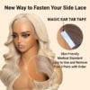 Extra 70% Off Sunber Layered Cut Dusty Blonde Body Wave Pre-Everything 13X4 Frontal Human Hair Wigs - 24