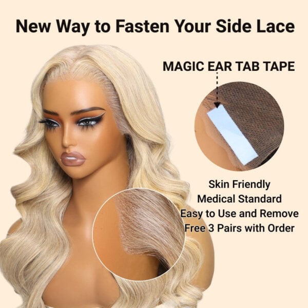 Extra 70% Off Sunber Layered Cut Dusty Blonde Body Wave Pre-Everything 13X4 Frontal Human Hair Wigs - 24