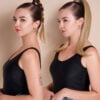 vegan fiber flipped ends ponytail - ash blonde 17".