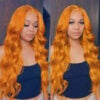 ginger-1_932245e0-206e-407a-9ab5-60766953eabe Glueless Wig Ginger Wig 13x4 Transparent HD Lace Front Wigs Body Wave Wig - 5x5 Lace / 180% / 30inch
