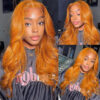 ginger_5 Glueless Wig Ginger Wig 13x4 Transparent HD Lace Front Wigs Body Wave Wig - 5x5 Lace / 180% / 30inch