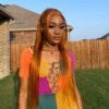 image_6483441_1 Ginger Orange Color Straight Wig 13x4 Transparent HD Lace Front Wigs 180% Density - 4x4 Lace / Yes(+) / 18inch