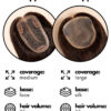 info-toppers-b-30 hair topper chocolate brown (#2).