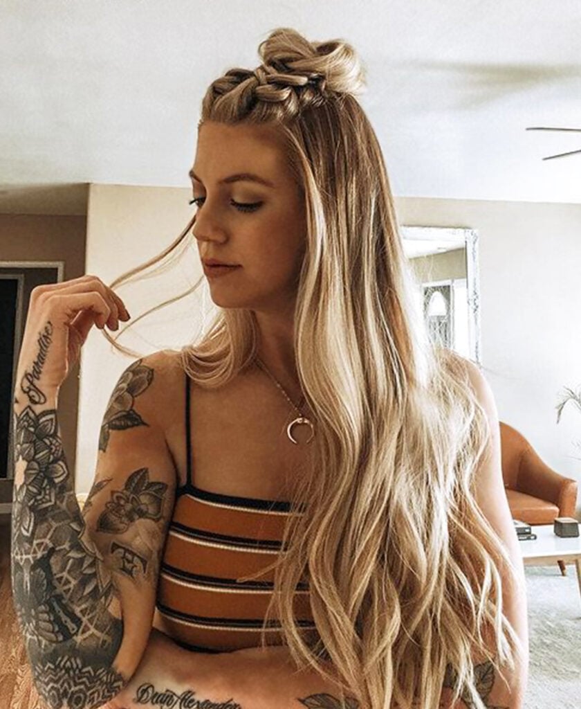 clip-in hair extensions #28 honey blonde. - 20" / Classic