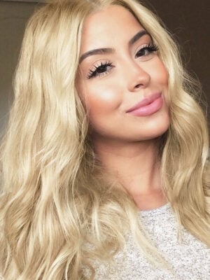 invisible clip-in hair extensions #613 light blonde. - 20" / Extra Volume