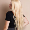 photo-3-a front lace human wig - 20" platinum blonde.