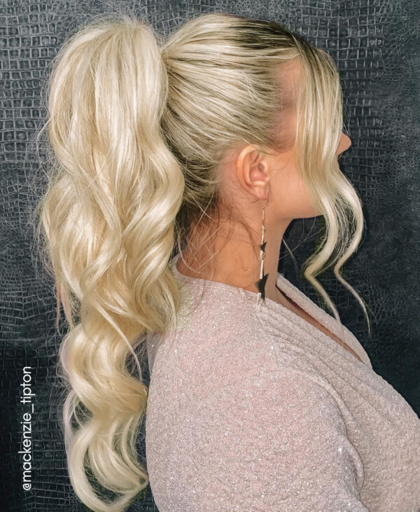pony-girls-613-c-1 ponytail - #613 light blonde. - 14 inches