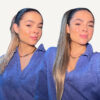 ponytail - #10 ash blonde. - 20 inches