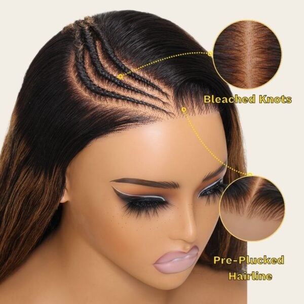 pre-cutlace_10 Extra 70% OFF | Sunber Balayage Highlight Full Curly V Part Upgrade U Part Human Hair Wigs 180% Density - 7x5 Bye Bye Knots-150% / 22