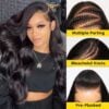 Extra 70% OFF | Sunber Deep Parting 7×5 Bye Bye Knots Pre-Cut Lace Body Wave Wig Human Hair - 20 / 13*6 Pre Everything