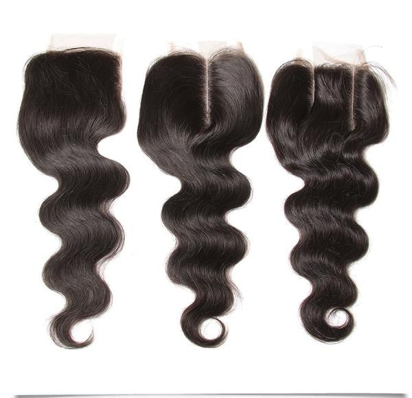 product-image-252120746_grande_10482277-9083-4b85-bc65-50ef9614e451 Sunber Hair Virgin Malaysian Hair Body Wave 4 Bundles With 4*4 Lace Closure, Tangle Free, No Shedding - 20 22 24 26+20 / Free Part