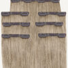 set-10-inv-a invisible clip-in hair extensions #10 ash blonde. - 16" / Classic