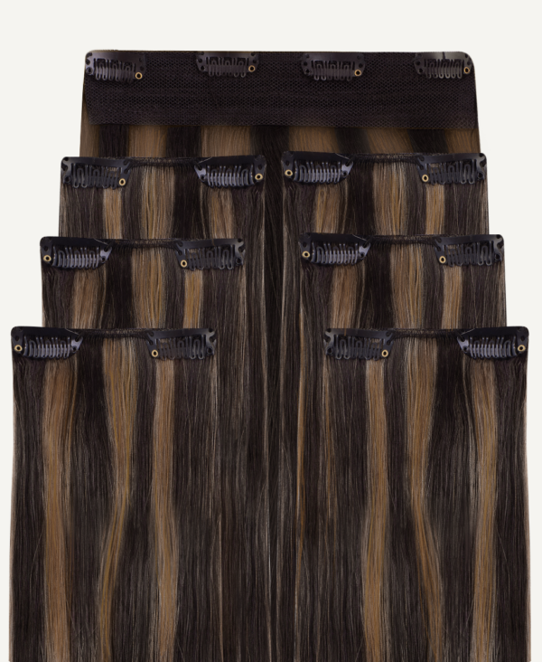 clip-in extensions starter set (#1b-6).