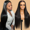 Faba 40 Inch Super Long Human Hair HD Front Lace Wig - 13x4 / 38