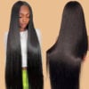 Faba 40 Inch Super Long Human Hair HD Front Lace Wig - 13x4 / 38