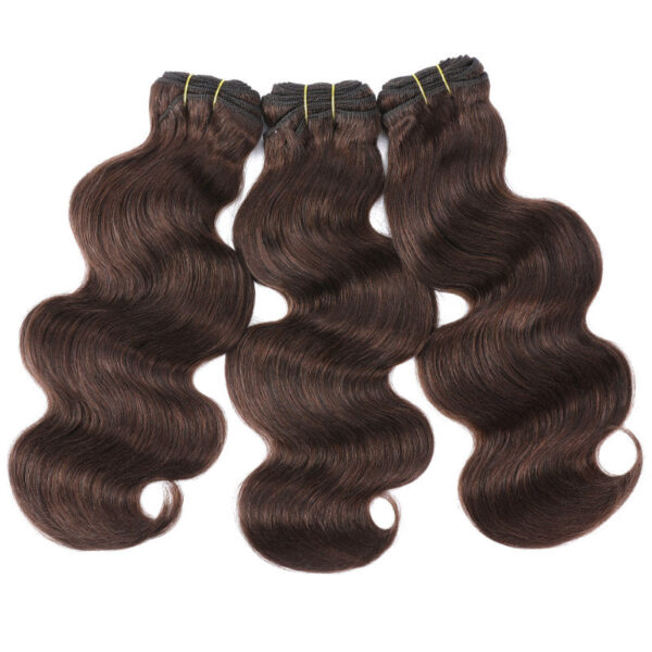 sunber-chocolate-brown-color-4-body-wave-bundles-human-hair-weave-3pcs Flash Sale Sunber Chocolate Brown Body Wave Hair Bundles #4 Straight Human Hair Weave 3 Pcs For Clearance Sale - 24 26 26 / Body Wave