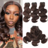 sunber-hair-chocolate-brown-color-4-body-wave-bundles-straight-human-hair-weave-3pcs-model Flash Sale Sunber Chocolate Brown Body Wave Hair Bundles #4 Straight Human Hair Weave 3 Pcs For Clearance Sale - 24 26 26 / Body Wave