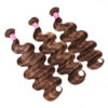 Sunber Ombre Blonde Highlight Body Wave 3 Bundles Human Hair Weave Extensions - 26 26 26