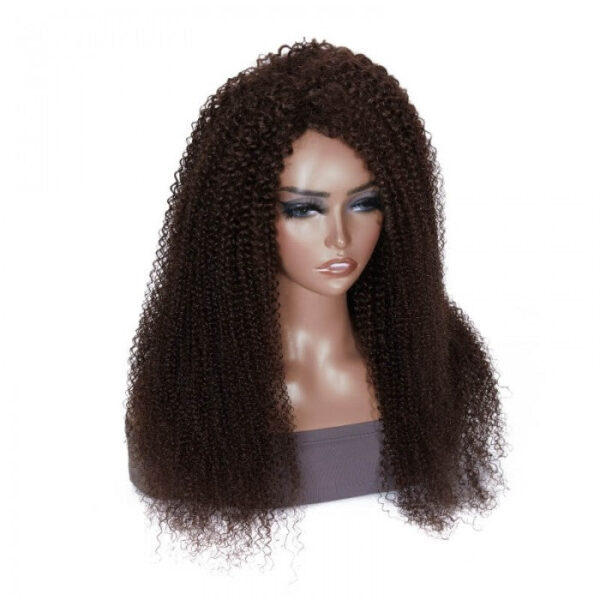 sunberKinkycurlywig_2 Clearance Sale Sunber Dark Brown Color Kinky Curly Glueless Wigs Human Hair Wigs 180% Density Flash Sale - 26