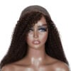 sunberKinkycurlywig_3 Clearance Sale Sunber Dark Brown Color Kinky Curly Glueless Wigs Human Hair Wigs 180% Density Flash Sale - 26