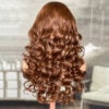 Sunber Brunette with blonde highlight 13*4 Lace Front Loose Wave Wig Face-framing Precolored Human Hair - 20