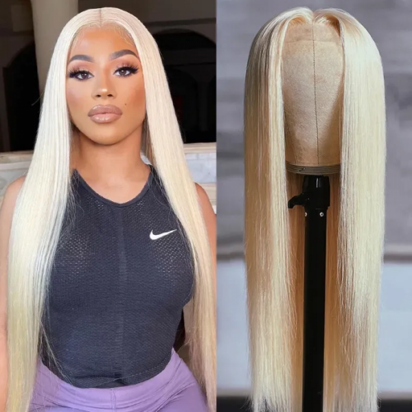 sunberlacefrontwig10 Sunber 613 Blond 13x4 HD Lace Front Wig Melt All Skin Glueless Human Hair Wigs - 14