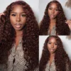 sunberlacefrontwig_12e4be9d-8502-429a-ac0e-effd7151dba1 Extra 60% OFF | Sunber Reddish Brown Jerry Curly 13x4/7×5 Bye Bye Knots Lace Front Wig Real Human Hair - 22 (Fast Shipping) / 7×5 Bye Bye Knots-180%