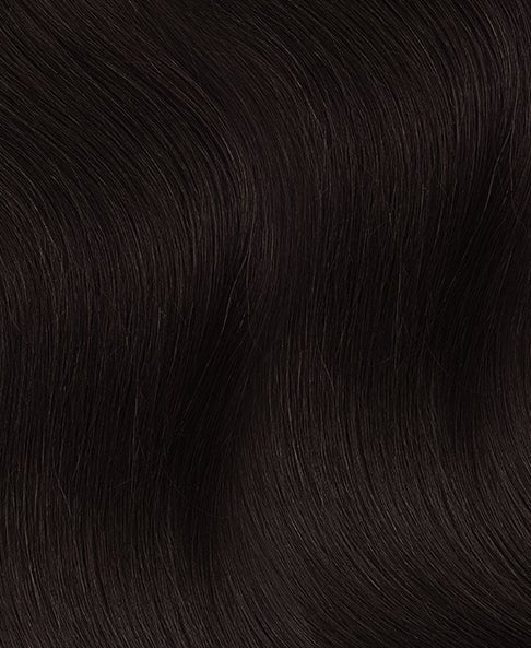 clip-in hair extensions #1c dark brown. - 20" / Extra Volume