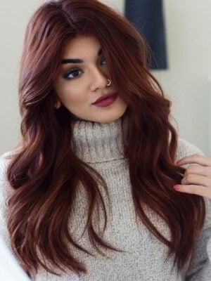 tape-in hair extensions #33 auburn. - 24"/70g / Regular