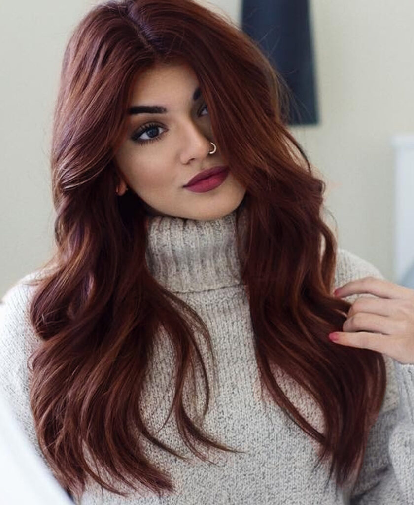 tape-in hair extensions #33 auburn. - 24"/70g / Regular