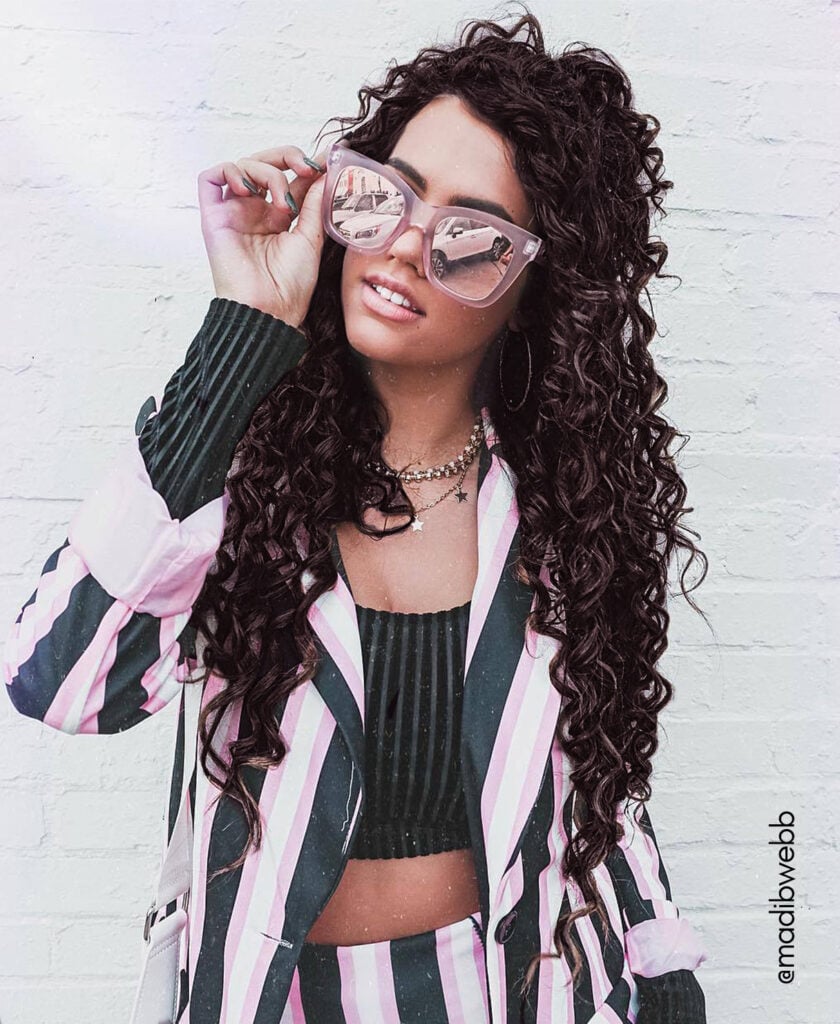 curly tape-in hair extensions #2 chocolate brown. - 14"/50g / Regular