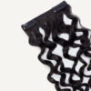 curly clip-in extensions starter set (#1b).