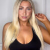 volumizer-girls-victoria clip-in volumizer #613 light blonde. - 14" / 1 x Extra-large weft
