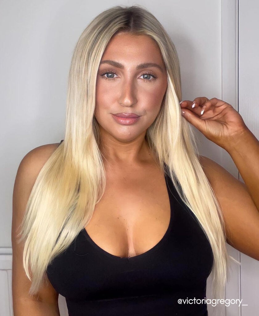 clip-in volumizer #613 light blonde. - 24" / 1 x Extra-large weft